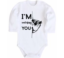 Дитячий бодік I'm watching you Дитячий бодік I'm watching you