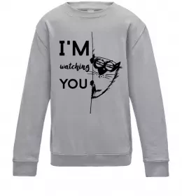 Детский Свитшот Морозиво з котів Серый меланж фото