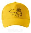 Кепка Super cat Сонячно жовтий фото