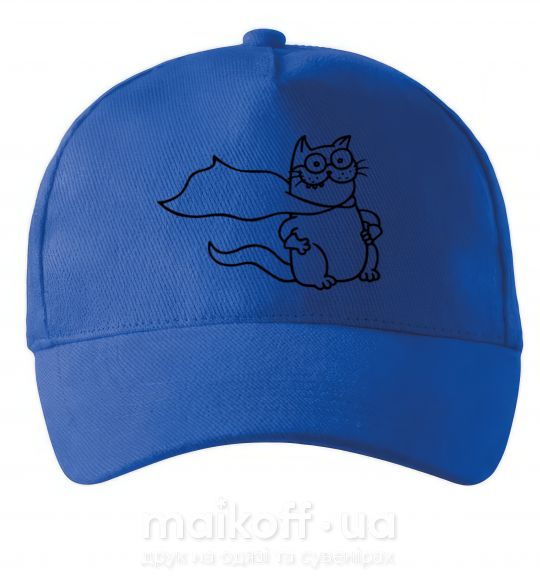 Кепка Super cat Яскраво-синій фото