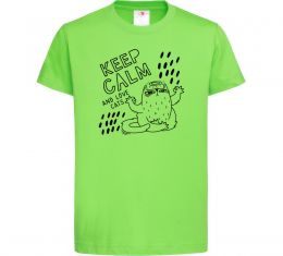 Дитяча футболка Keep calm and love cats