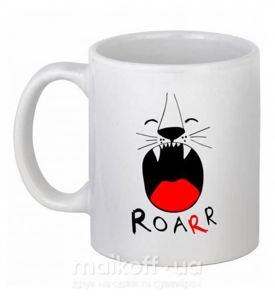 Чашка керамическая Roarr Белый фото