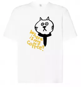 Футболка Оверсайз Кави і три міліона доларів Белый фото Футболка Оверсайз Кави і три міліона доларів Белый фото