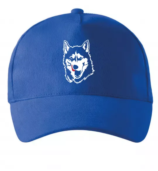 Кепка Husky licked Яскраво-синій фото