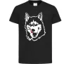 Дитяча футболка Husky licked Чорний фото