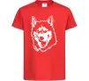 Дитяча футболка Husky licked Червоний фото