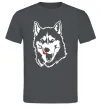 Чоловіча футболка Husky licked Графіт фото