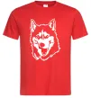 Чоловіча футболка Husky licked Червоний фото