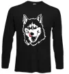 Лонгслив Husky licked Черный фото