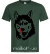 Чоловіча футболка Husky licked Темно-зелений фото