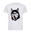 Детская футболка Husky licked Белый фото
