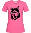 Женская футболка Husky licked Ярко-розовый Женская футболка Husky licked Ярко-розовый фото