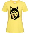Женская футболка Husky licked Лимонный Женская футболка Husky licked Лимонный фото