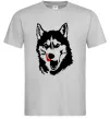 Чоловіча футболка Husky licked Сірий фото