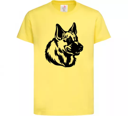 Детская футболка Німецька вівчарка Лимонный фото