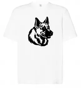 Футболка Оверсайз Улюблена собака Белый фото