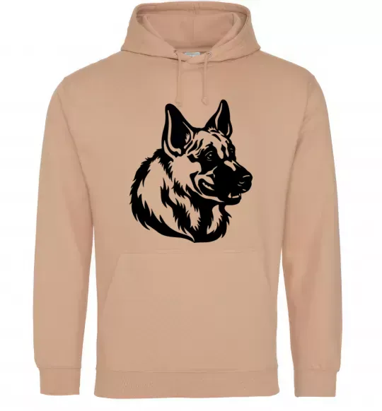 Жіноча толстовка (худі) Німецька вівчарка Пісочний фото