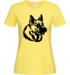 Жіноча футболка Німецька вівчарка Лимонний фото