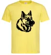 Чоловіча футболка Німецька вівчарка Лимонний фото