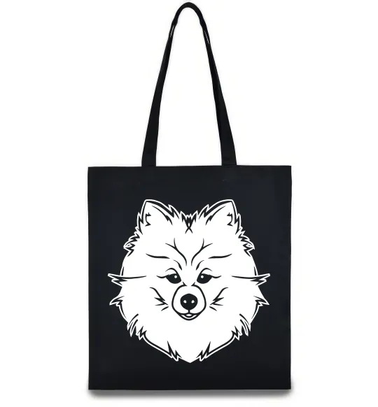 Еко-сумка Pomeranian Чорний фото