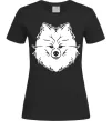 Жіноча футболка Pomeranian Чорний фото