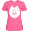 Жіноча футболка Pomeranian Яскраво-рожевий фото