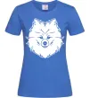 Жіноча футболка Pomeranian Яскраво-синій фото