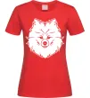 Жіноча футболка Pomeranian Червоний фото