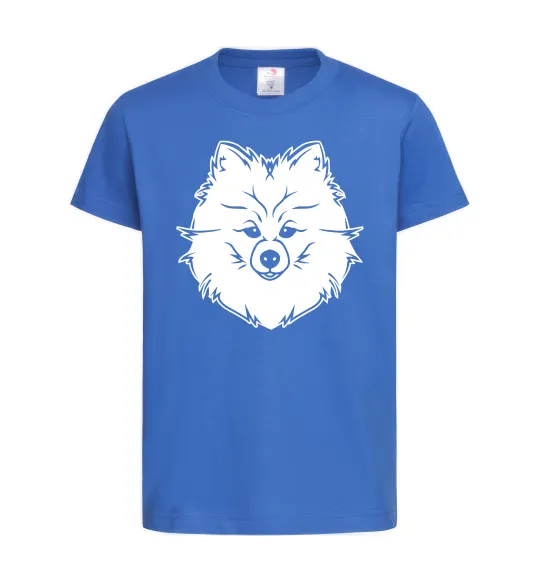Дитяча футболка Pomeranian Яскраво-синій фото