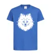 Дитяча футболка Pomeranian Яскраво-синій фото