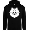 Женская толстовка (худи) Pomeranian Черный Женская толстовка (худи) Pomeranian Черный фото