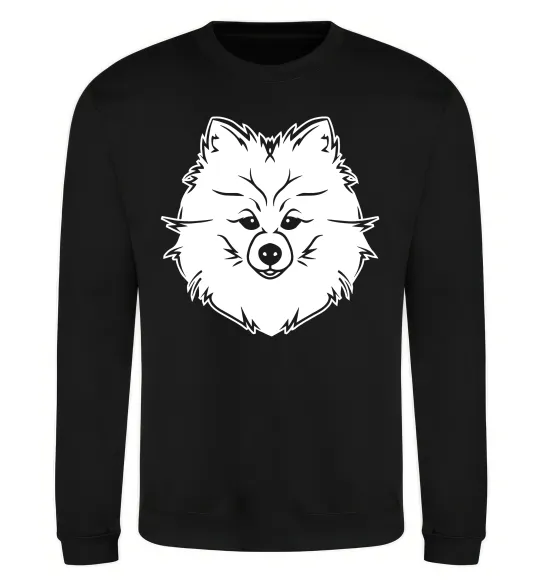Свитшот Pomeranian Черный фото