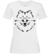 Жіноча футболка Pomeranian Білий фото