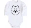 Дитячий бодік Pomeranian Білий фото