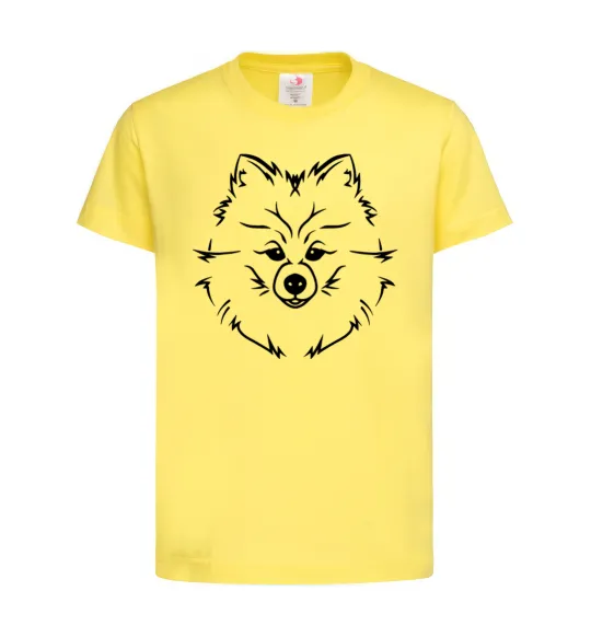 Дитяча футболка Pomeranian Лимонний фото