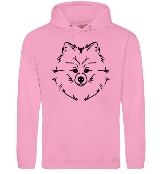 Чоловіча толстовка (худі) Pomeranian Рожевий фото