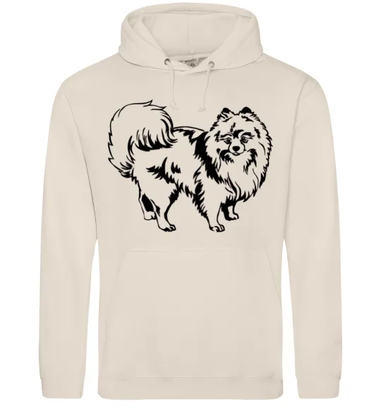 Женская толстовка (худи) Spitz Pomeranian Таш фото