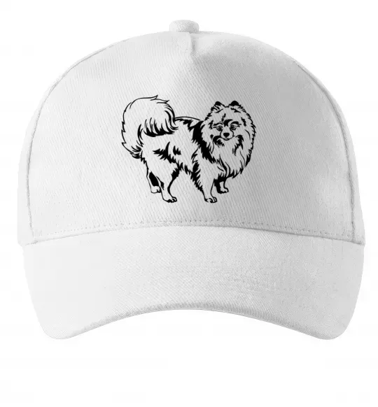 Кепка Spitz Pomeranian Белый фото
