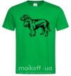 Мужская футболка Field Spaniel Зеленый фото