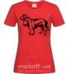 Женская футболка Field Spaniel Красный фото