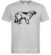 Мужская футболка Leonberger dog Серый фото