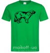 Мужская футболка Leonberger dog Зеленый фото