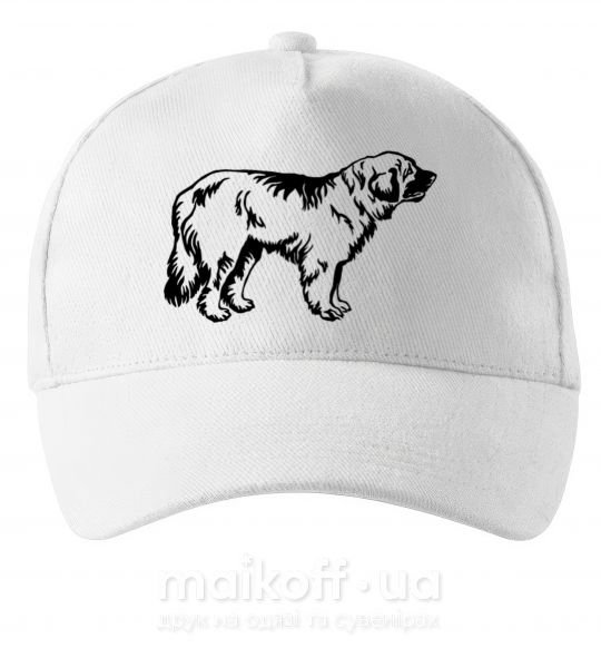 Кепка Leonberger dog Белый фото