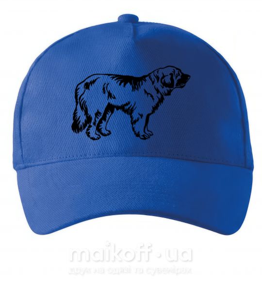 Кепка Leonberger dog Ярко-синий фото