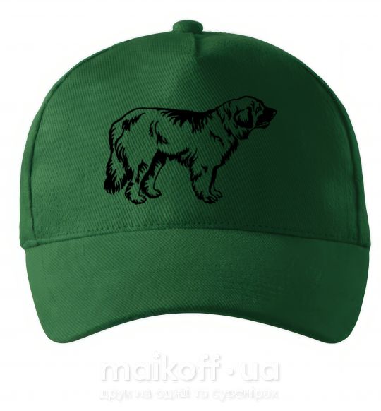Кепка Leonberger dog Темно-зеленый фото