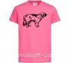 Детская футболка Leonberger dog Ярко-розовый фото