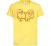 Детская футболка Pekingese Лимонный фото
