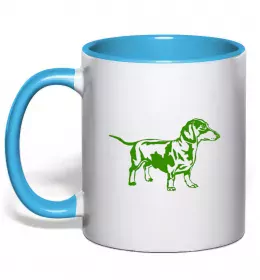 Чашка с цветной ручкой Чашка с цветной ручкой