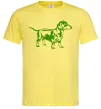 Чоловіча футболка Зелена такса Лимонний фото