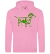 Жіноча толстовка (худі) Зелена такса Рожевий фото